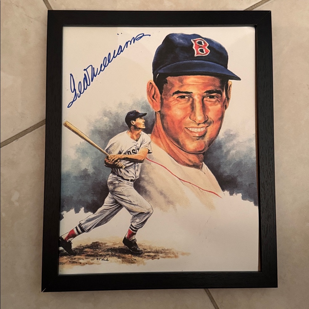 Ted Williams Boston Red Sox Signed photo